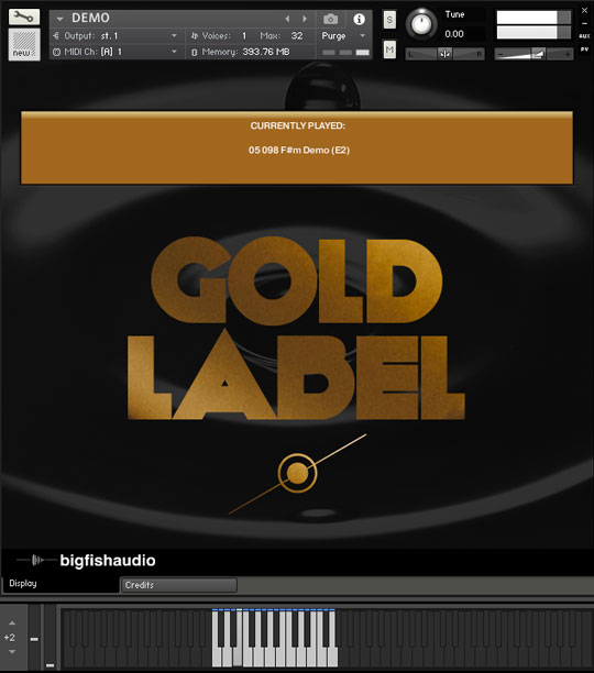 Gold Label: Hip Hop and RnB GUI