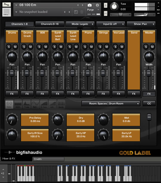 Gold Label: Hip Hop and RnB GUI