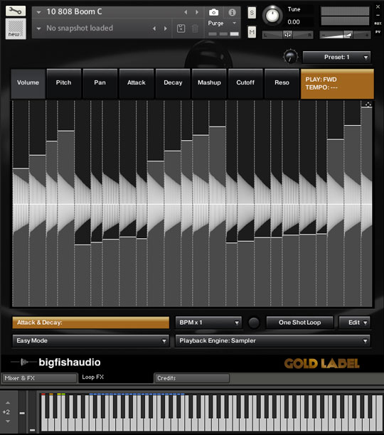 Gold Label: Hip Hop and RnB GUI