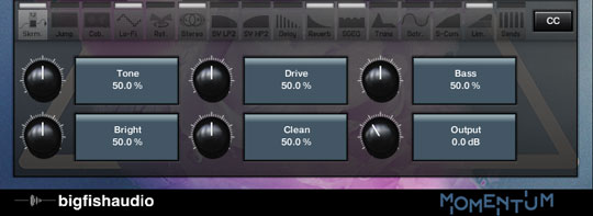 Momentum GUI