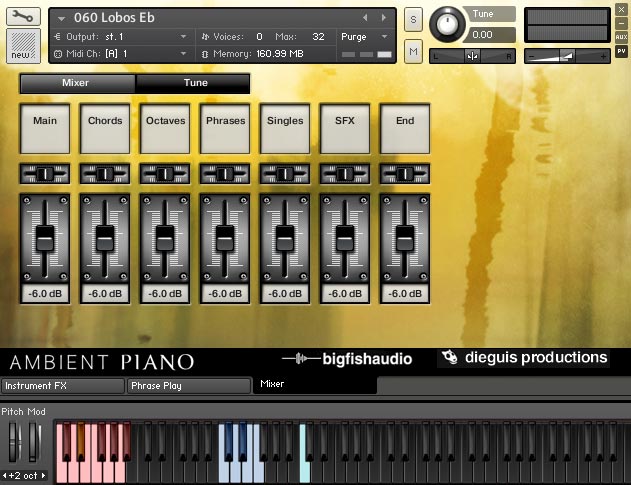 Ambient Piano Screenshot