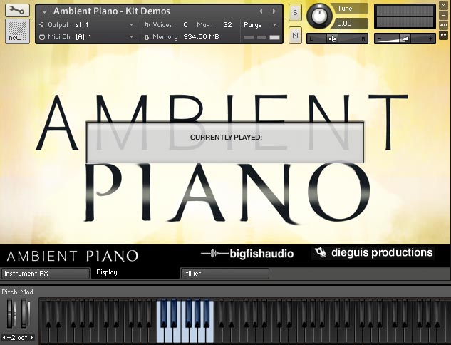 Ambient Piano Screenshot