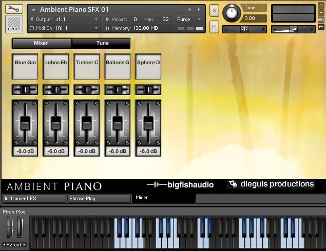 Ambient Piano Screenshot