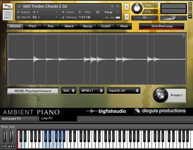 Ambient Piano Screenshot