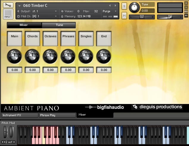 Ambient Piano Screenshot