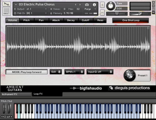 Ambient Guitars GUI