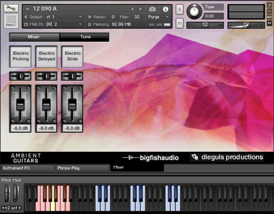 Ambient Guitars GUI