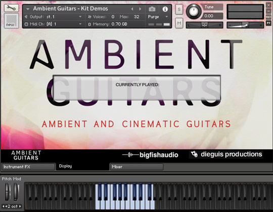 Ambient Guitars GUI