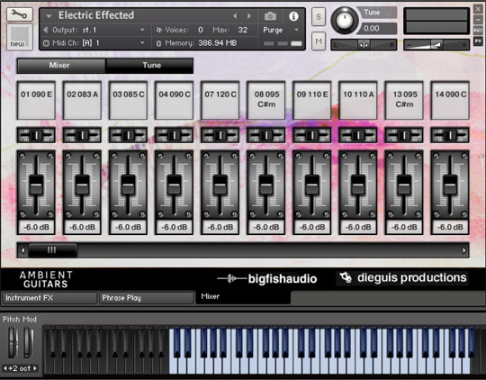 Ambient Guitars GUI