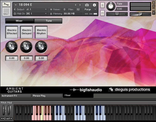 Ambient Guitars GUI