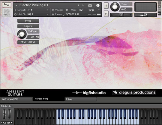 Ambient Guitars GUI